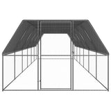 Outdoor Chicken Cage 3x12x2 m Galvanised Steel 3154380
