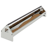 Chicken Feeding Trough Silver 108 x 20.5 x 20 cm 874614