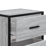 ZNTS Bedside Cabinet Grey Sonoma 40x31x50 cm Engineered Wood 848680