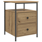 Bedside Cabinets 2 pcs Artisan Oak 44x45x60 cm Engineered Wood 857257