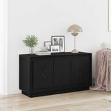 Sideboard Black Oak 102 x 35 x 55 cm Engineered Wood 862816