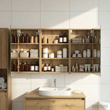 Bathroom Cabinet Set 3 pcs 120 x 10.5 x 60.5 cm Engineered wood 3403735