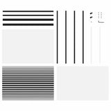 Glass Door Striped Black 102.5 x 2 x 205 cm Aluminium 42012462