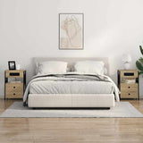 Bedside Cabinet Sonoma Oak 40 x 31 x 60 cm Engineered Wood 859462