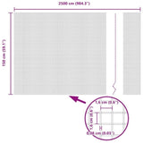 Welded Wire Fence Grey 1.5 x 25 m Steel 42005226