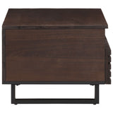Coffee Table Brown 80x55x40 cm Solid Wood Mango 377502