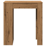 Bar Table with Racks Artisan Oak 95x47x103.5 cm Engineered Wood 854390
