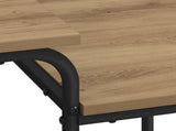 Desk with Storage Artisan Oak 100 x 50 x 75 cm 8007995