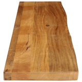 Table Top Live Edge 180x20x3.8 cm Solid Wood Mango 370569