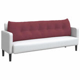 Back Pillow Wine Red 180 x 24 x 50 cm Fabric 42014560