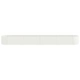 Raised Garden Bed White 380 x 40x 40 cm Steel 8011734