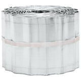 Lawn Edging 20 m x 20 cm Galvanised Steel Silver 42030145