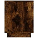 TV Cabinet Smoked Oak 102x35x45 cm Engineered Wood 819865