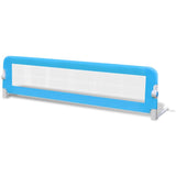 Toddler Safety Bed Rail 2 pcs Blue 150x42 cm 276088