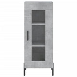Sideboard Concrete Grey 34.5x34x90 cm Engineered Wood 828808