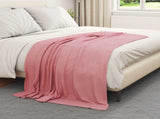 Throw Blankets 6 pcs Pink 170 x 130 cm Fleece 42017081