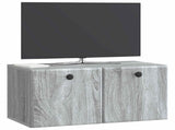 Wall-Mounted TV Cabinet Grey Sonoma 59.5 x 31 x 30 cm 899221