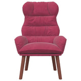 Armchair Wine Red 69 x 74 x 93 cm Velvet 42001892