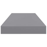 Floating Wall Shelves 4 pcs Grey 60x23.5x3.8 cm MDF 323855