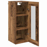 Wall Mounted Cabinet Old Wood 34.5 x 34 x 90 cm 882625