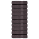 Bath Towels "FROGN" 10 pcs Anthracite 100x150 cm 360 gsm 136691