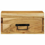 Wall-mounted Bedside Cabinet Solid Wood Acacia 4017454