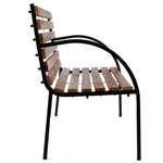 ZNTS HI Park Bench Brown 122x60x81 cm 435289