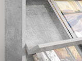 Magazine Rack Concrete Grey 70 x 41 x 96 cm Engineered Wood 899538