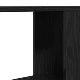 Book Cabinet/Room Divider Black Oak 60x24x186 cm 862078