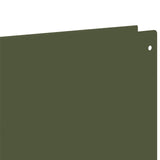 Lawn Edging 50 pcs 100 x 12 cm Steel Olive Green 8008799