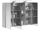 Bathroom Mirror Cabinet Grey Sonoma 70 x 14.5 x 70 cm 889100