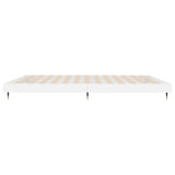 Bed Frame without Mattress High Gloss White 200x200 cm 832111