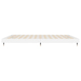 Bed Frame without Mattress High Gloss White 120x200 cm 832151