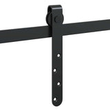 Sliding Cabinet Door Kit 200 cm Carbon Steel 4009667