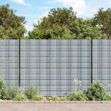 Garden Privacy Screens 10 pcs Grey 252.5x19 cm PVC 4005546