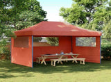 Party Tent Folding Terracotta 279 x 410 x 315 cm Oxford Fabric 42023593