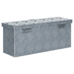 ZNTS Aluminium Box 48.5x14x20 cm Silver 142935