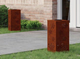Solar LED Pathway Light 2 pcs Rusty Weathering Steel 879743