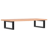 Basin Shelf Wall Mounted Steel and Solid Wood Oak 3302565