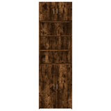 Storage Cabinet Smoked Oak 70x42.5x225 cm Engineered Wood 3281319