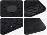 Car Mat 2 pcs Black Rubber 42029127