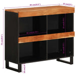 Side Cabinet 85x33x75 cm Solid Wood Acacia 352898