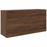 Bathroom Wall Cabinet Brown Oak 80x25x40 cm Engineered Wood 860091