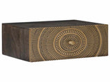 Handmade Bedside Cabinet Coffee Brown 40 x 30 x 20 cm 42020070
