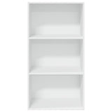 Bookcase White 60x30x114 cm Engineered Wood 857899