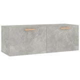 Wall Cabinet Concrete Grey 100x36.5x35 cm Engineered Wood 812946
