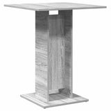 Bistro Table Grey Sonoma 60x60x75 cm Engineered Wood 815103
