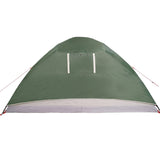 ZNTS Camping Tent Dome 4-Person Green Waterproof 94719