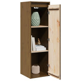 Wall Cabinets 2 pcs Honey Brown 30x30x100 cm Solid Pinewood 813512