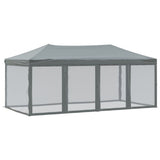 Folding Party Tent with Sidewalls Anthracite 3x6 m 93551